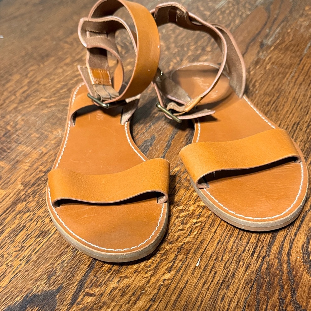 Madewell Brown Leather Sandals